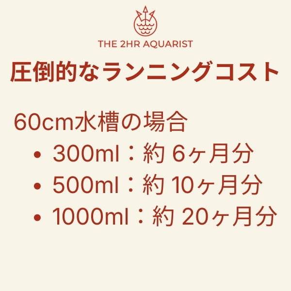 水草水槽の維持に最適 窒素とリンを除いた液体栄養剤 APT ZERO