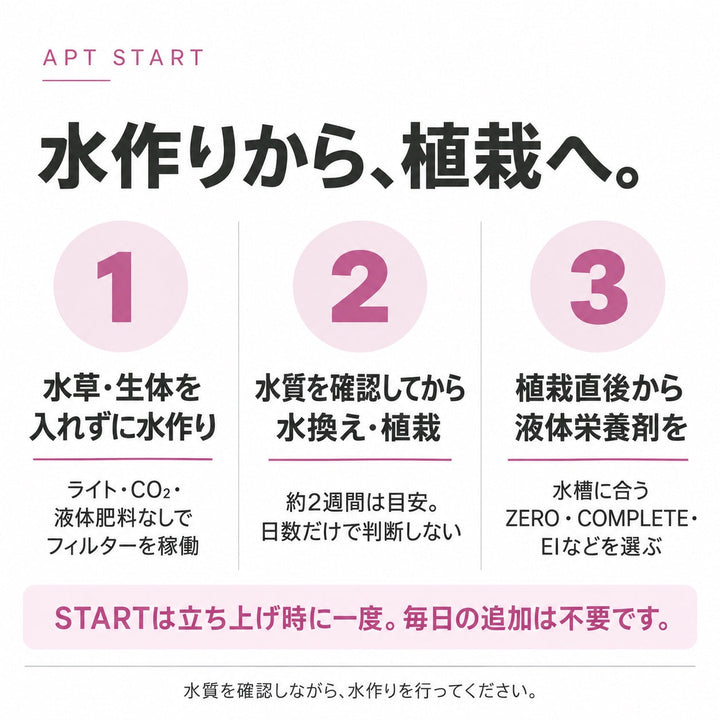 水作りから植栽まで